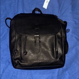 NWT faux leather backpack purse